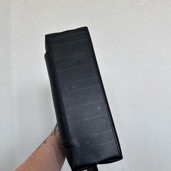 Etienne Aigner Leather Purse -  Black with Gold Hardware - Picture 16 of 16